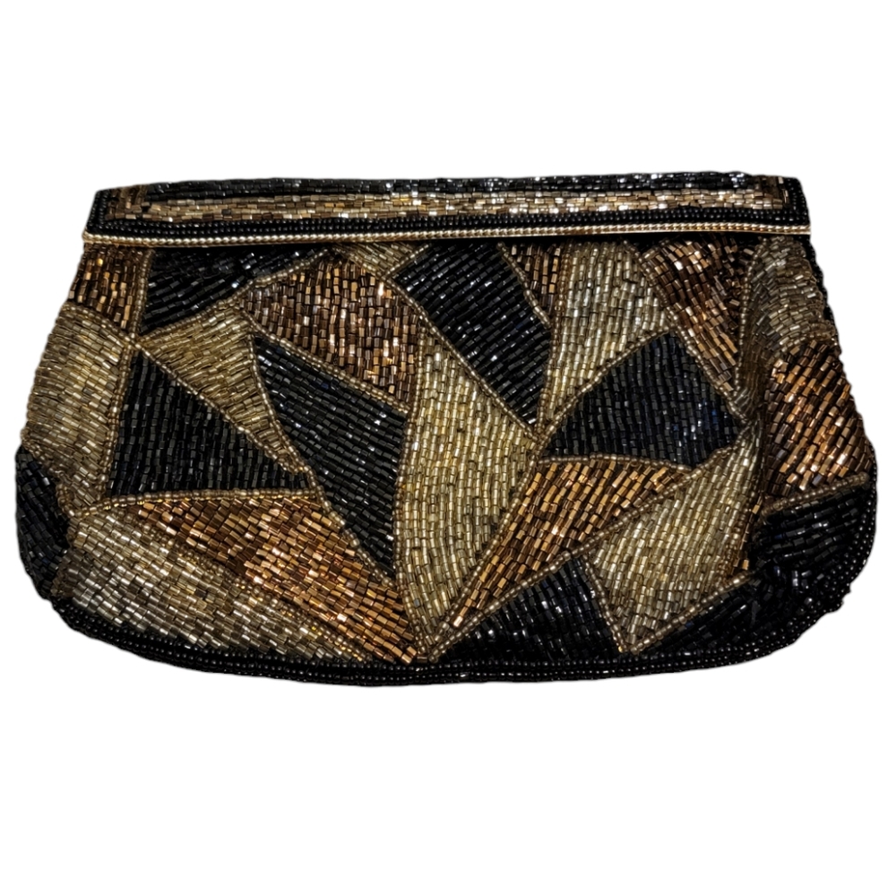 VTG Lindsey Blake Beaded Clutch
